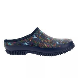 Western chief ladies garden clog/waterproof/removable/insole/navy/ size 8